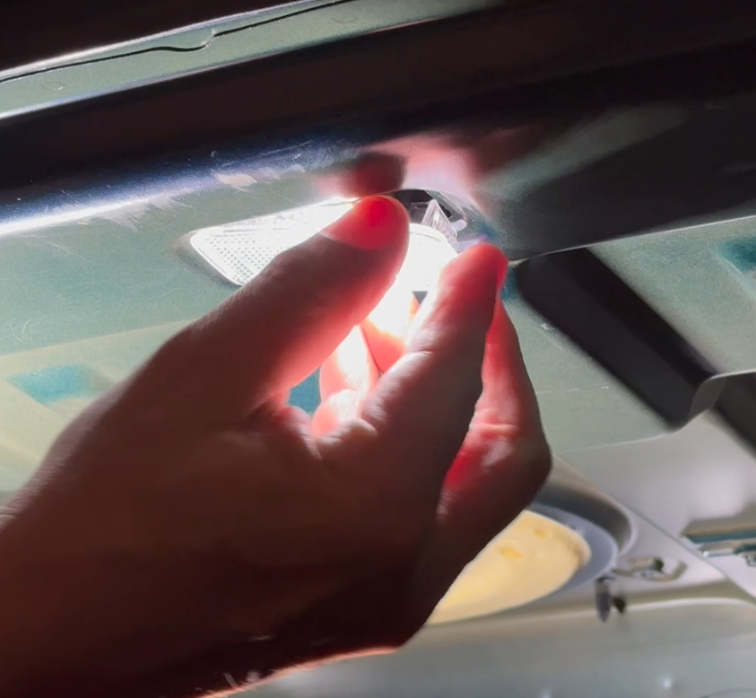 installing 2019 Toyota Camry Trunk/Cargo light back in place, led now installed