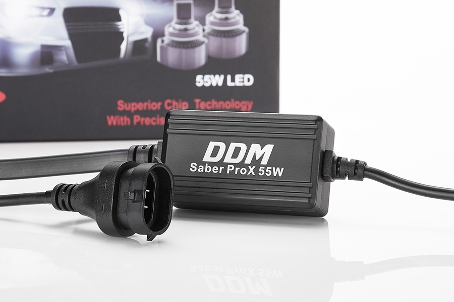 DDM Tuning Saber 55W ProX LED, 12500LM, 6000K, Pair, (H7)