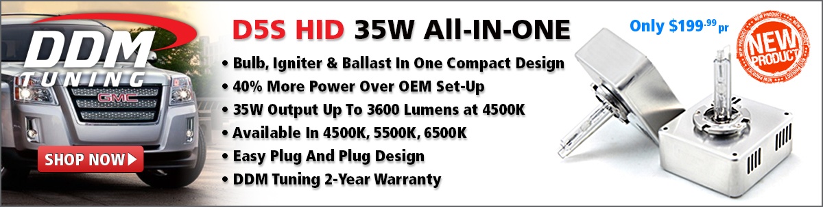 D5S 35W HID Bulbs, Pack of 2 - SoCal LED Lighting, Inc