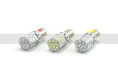 1156 Canbus LED, 42 x 3030, White / Amber / Red