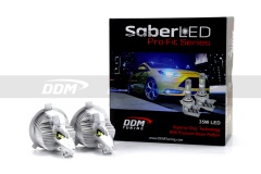 SaberLED Pro Fit H4 Hi/Lo LED Bulbs, 35W, 8000LM/PR, W