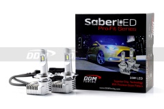 SaberLED Pro Fit H7 LED Bulbs, 35W, 8000LM/PR, W