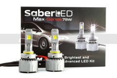 SaberLED Max 75W 9006 9012 LED Bulbs, 3000K, 4500K, 6000K, 16000LM/PR