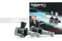 SaberLED OE Fit 50W 9005 LED Bulbs, 11000LM/PR, W/Y