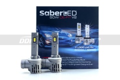 SaberLED OE Fit 50W V2 880 LED Bulbs, 11000LM/PR, W/Y