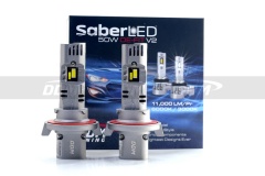 SaberLED OE Fit 50W V2 H13 Hi/Lo LED Bulbs, 11000LM/PR, W