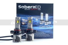 SaberLED OE Fit 50W V2 H16 LED Bulbs, 11000LM/PR, W/Y