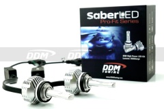 SaberLED Pro Fit 40W H11 LED Bulbs, 9000LM/PR, W/Y