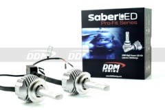 SaberLED Pro Fit 40W H7 LED Bulbs, 9000LM/PR, W
