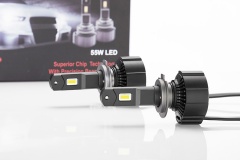SaberLED ProX 55W H7 LED Bulbs, 12500LM/PR, W