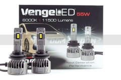 VengeLED 55W H8 LED Bulbs, 11500LM/PR, W/Y