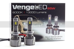 VengeLED 65W H7 LED Bulbs, 13000LM/PR, W